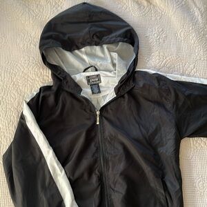 Women’s L black windbreaker. Great condition.